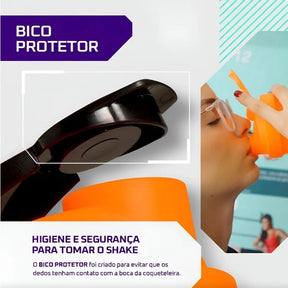 01 Coqueteleiras Vários Modelos Academia Shaker 600ml