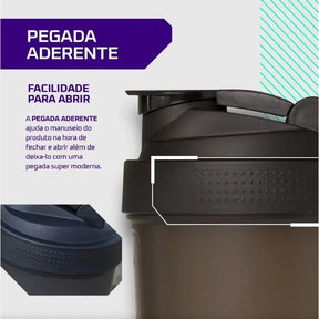 01 Coqueteleiras Vários Modelos Academia Shaker 600ml