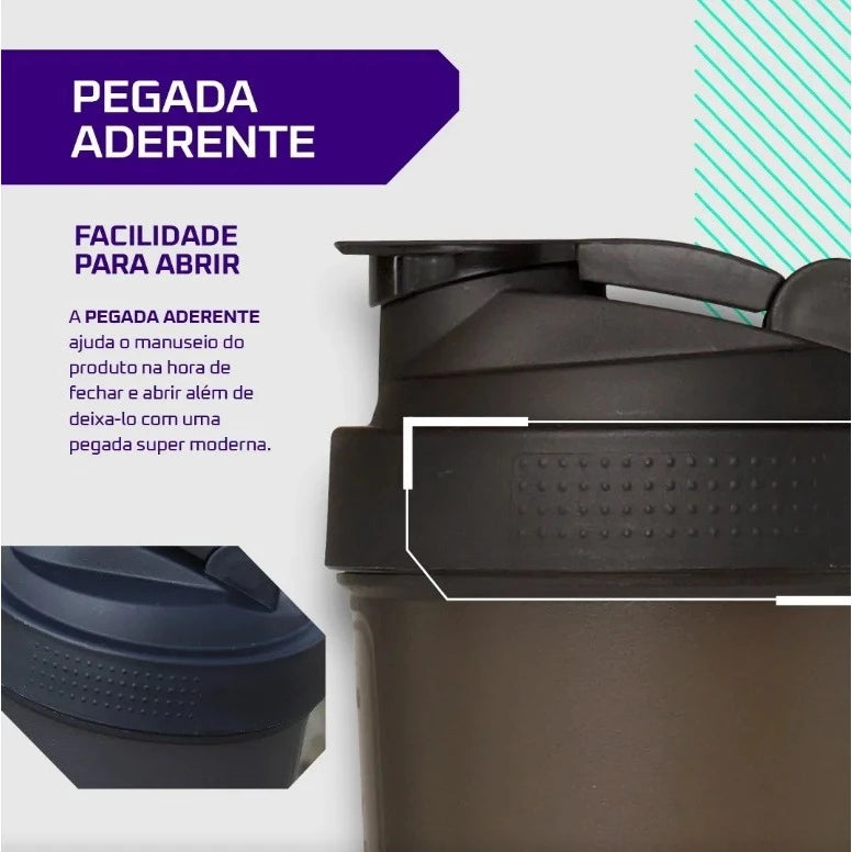 01 Coqueteleiras Vários Modelos Academia Shaker 600ml