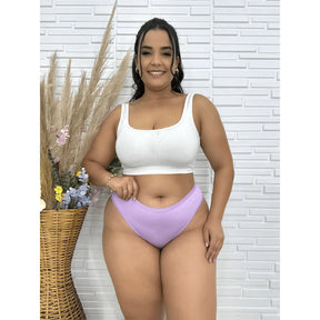 Kit 10 Calcinhas Plus Size Confort Premium – Fio Dental Duplo