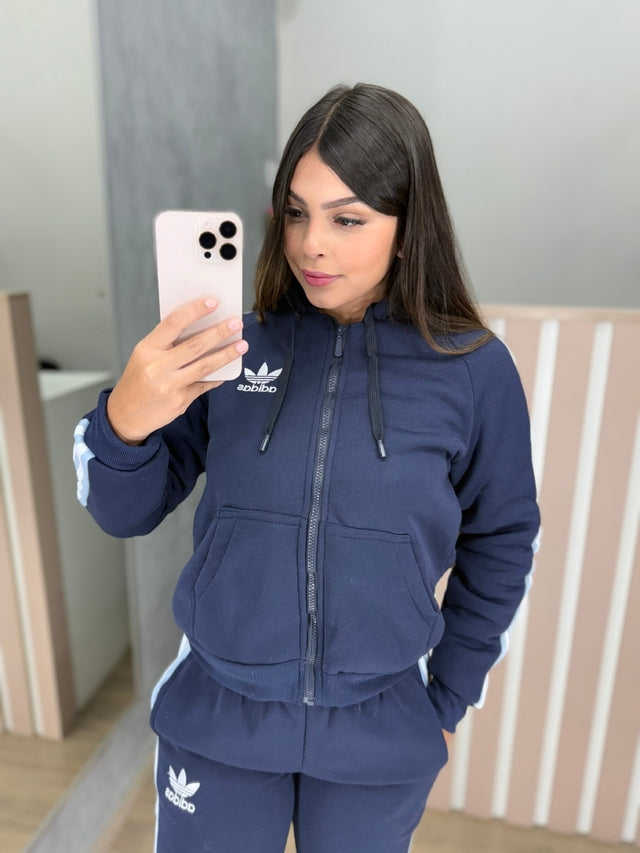 Conjunto Moletom Adidas